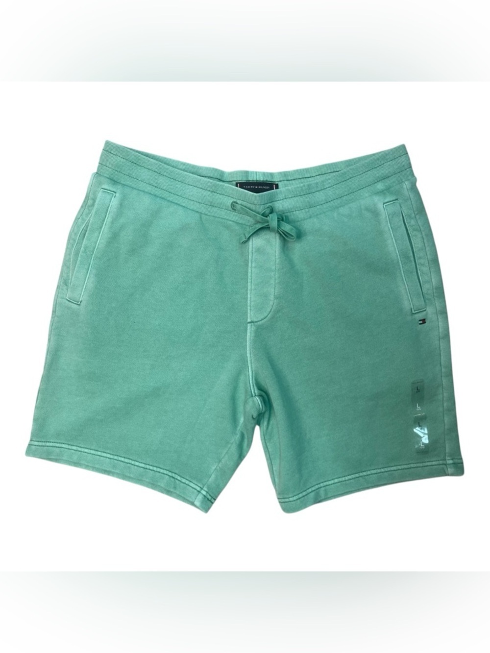 Sz various Tommy Hilfiger Men’s Seafoam Green Drawstring Cotton Shorts